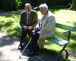 Dr. Günter Peters mit Dr. Klaus-Henning von Krosigk